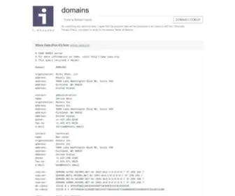 Domains.whoswho(Domain Information) Screenshot