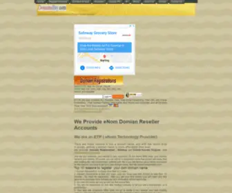 Domainsbay.com(Offering eNom Reseller Accounts) Screenshot