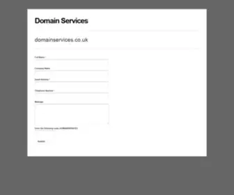 Domainservices.co.uk(Domainservices) Screenshot