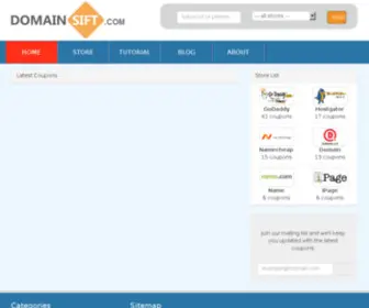 Domainsift.com(Domain Sift) Screenshot