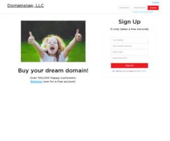 Domainsnap.com(Domains) Screenshot