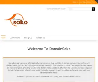 Domainsoko.com(Home) Screenshot