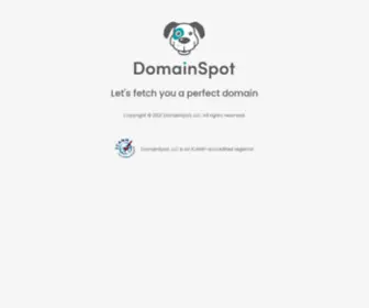 Domainspot.com(Launch your brand with a domain) Screenshot