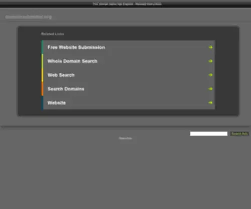 Domainsubmitter.org(DomainSubmitter) Screenshot