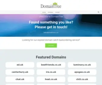 Domaintree.co.uk(Premium UK domains for sale) Screenshot