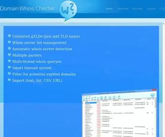 DomainWhoischecker.com(Domain Whois Checker) Screenshot