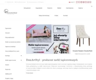 Domartstyl.pl(Producent Mebli Tapicerowanych) Screenshot