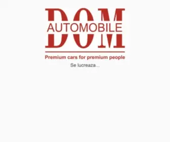 Domautomobile.ro(DOM Automobile) Screenshot