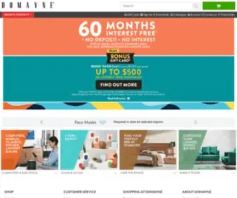 Domayne.com.au(Shop furniture) Screenshot