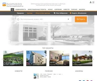 Domaza.lt(Nekilnojamasis turtas Lietuvoje) Screenshot