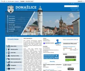 Domazlice.eu(Tituln) Screenshot
