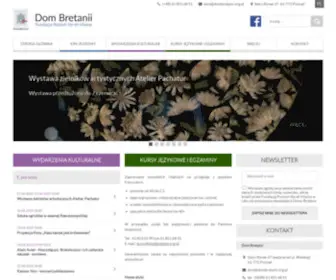 Dombretanii.org.pl(Dom Bretanii) Screenshot