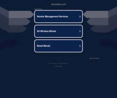 Domdekor.net(Nameštaj po meri DomDekor) Screenshot