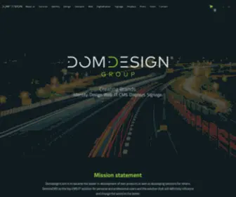 Domdesign.com(Ustvarjamo znamke. Identiteta) Screenshot