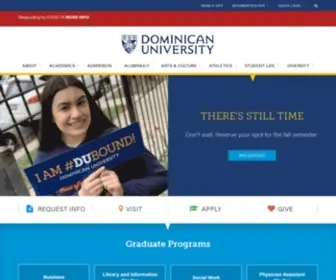 Dom.edu(Dominican University) Screenshot