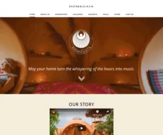 Domegaia.com(DomeGaia Home) Screenshot