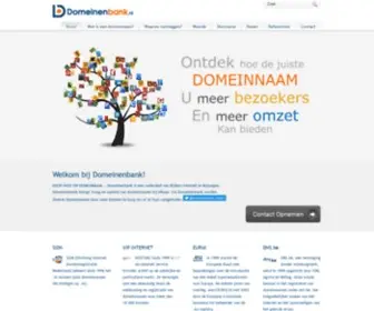 Domeinenbank.nl(Domeinenbank sells and rents domain names) Screenshot