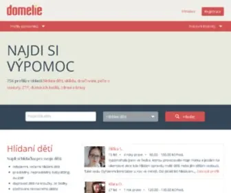Domelie.cz(Hlídaní) Screenshot