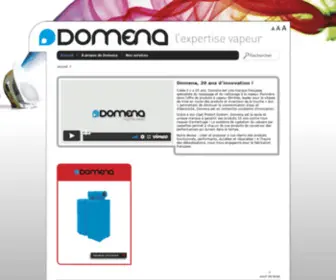 Domena.fr(Centrale vapeur) Screenshot