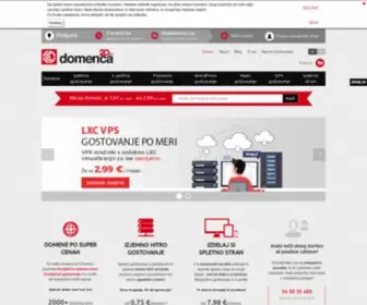 Domenca.com(Registracija domen) Screenshot