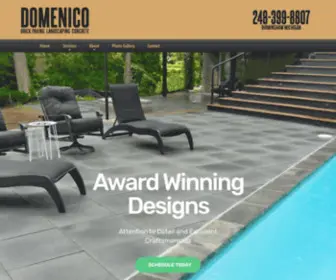 Domenicobrickpaving.com(Domenico Brick Paving) Screenshot