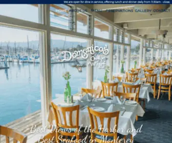 Domenicosmonterey.com(Fresh Seafood and Italian Cuisine) Screenshot