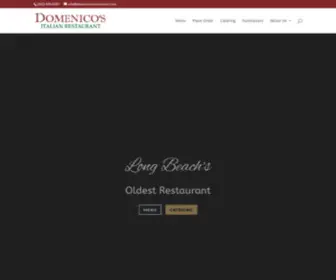 Domenicosrestaurant.com(Domenico's) Screenshot