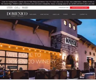 Domenicowinery.com(Domenico Winery) Screenshot