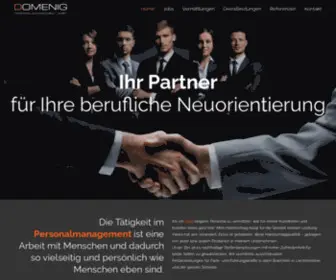 Domenig-Personal.com(Domenig Personalmanagement) Screenshot