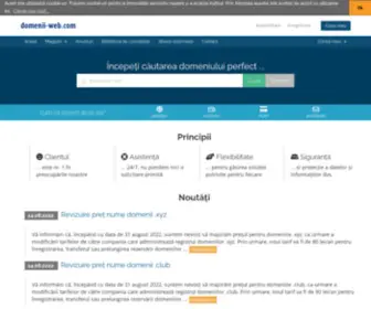 Domenii-Web.com(Înregistrare) Screenshot