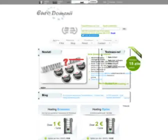 Domenii.eu(EuroDomenii) Screenshot