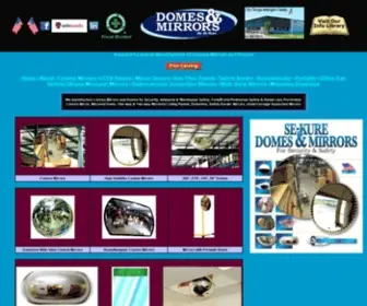 Domesandmirrors.com(Domes and Convex Mirrors for Observation) Screenshot