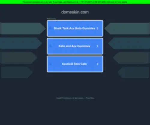 Domeskin.com(Find Cash Advance) Screenshot