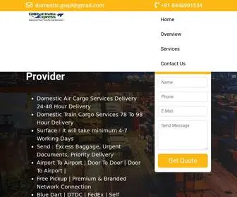 Domesticcargo.in(Domestic Courier Services) Screenshot