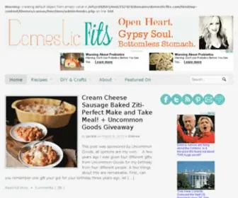 DomesticFits.com(Real Taste. Real Food) Screenshot