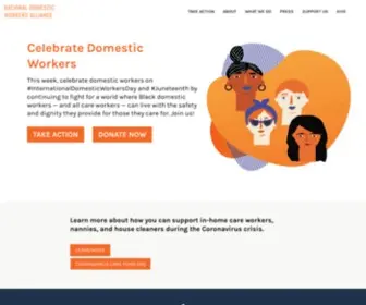 Domesticworkers.org(The national domestic workers alliance (ndwa)) Screenshot