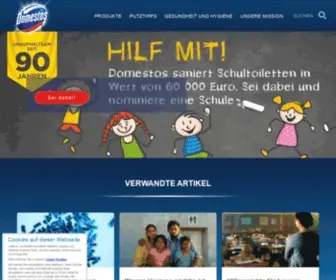 Domestos.de(Küche) Screenshot