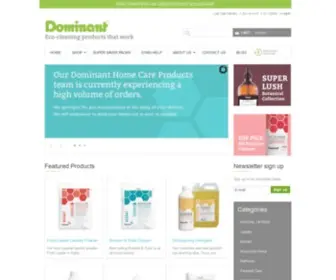 Domhome.com(Dominant Home Cleaning Products) Screenshot