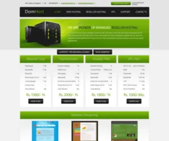 Domhost.in(We Develop The Future) Screenshot