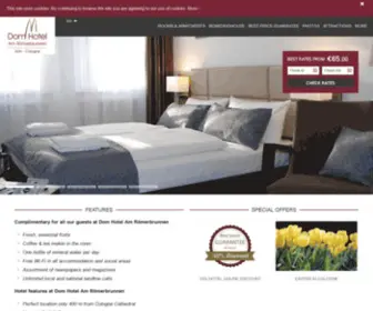 Domhotel-Koeln.de(Dom Hotel Am Römerbrunnen Official Site) Screenshot