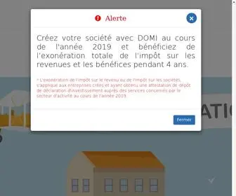 Domi.tn(Domiciliation et création d’entreprise en Tunisie) Screenshot