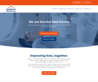 Domicomed.com(Domico Med) Screenshot