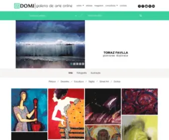 Domigaleria.com.br(Domi Galeria de Arte Online) Screenshot