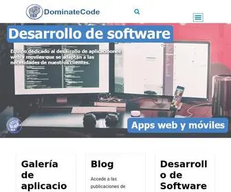 Dominatecode-CO.com(Desarrollo de Software a medida) Screenshot