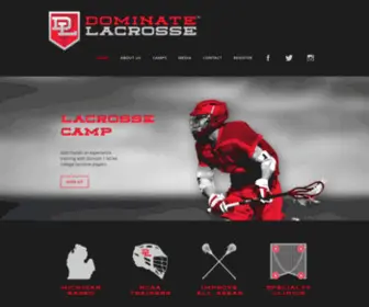 Dominatelacrosse.com(Dominatelacrosse) Screenshot