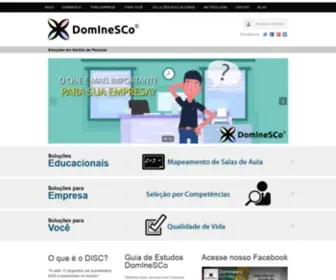 Dominesco.com.br(Soluções em Gestão de Pessoas Página Inicial) Screenshot