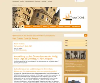 Dominformation.de(Der Trierer Dom ist die älteste Bischofskirche in Deutschland) Screenshot