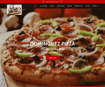 Dominguezpizza.com(Dominguez Pizza) Screenshot