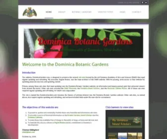 Dominicagardens.com(Dominica Botanic Gardens) Screenshot