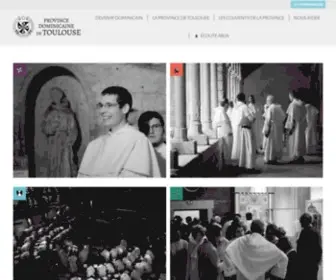 Dominicains.com(Province de Toulouse) Screenshot